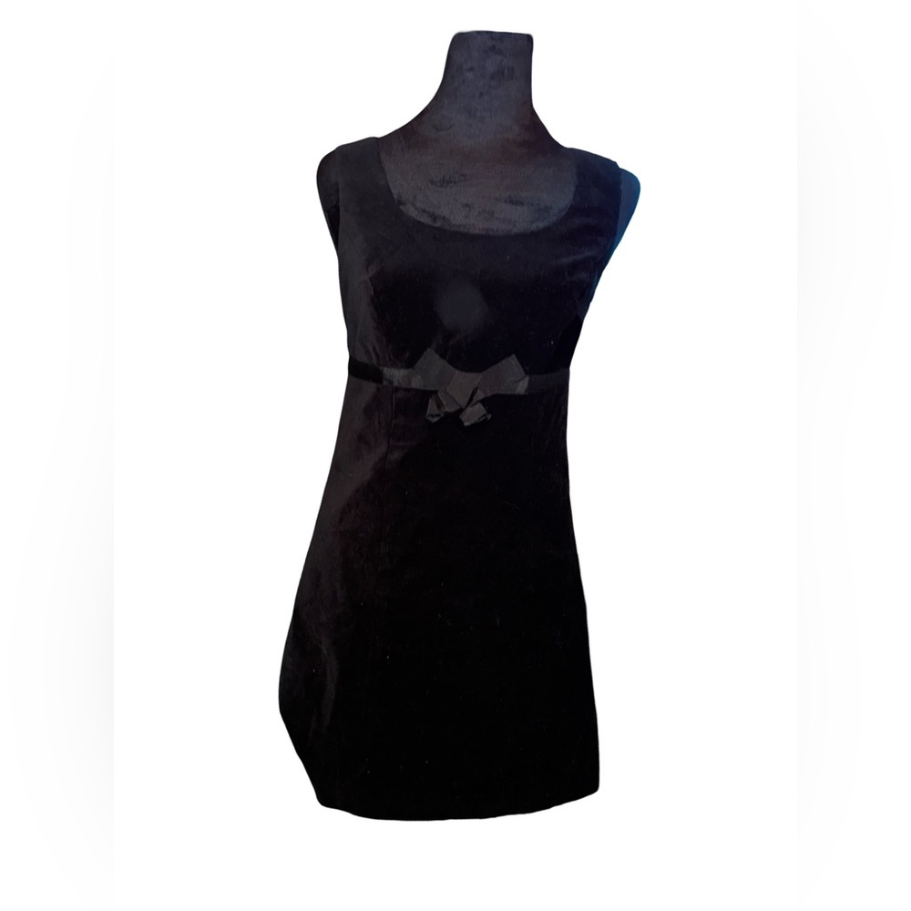 Behnaz Sarafpour for  Black Velour mini Dress SIZE 3‎